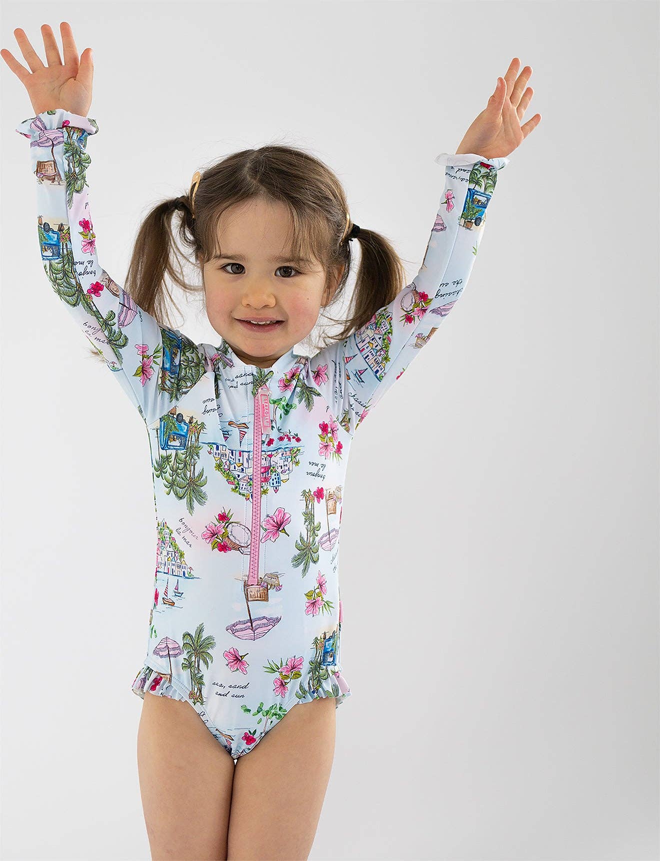 Secret Vacay Zip Front Sunsuit - Secret Vacay