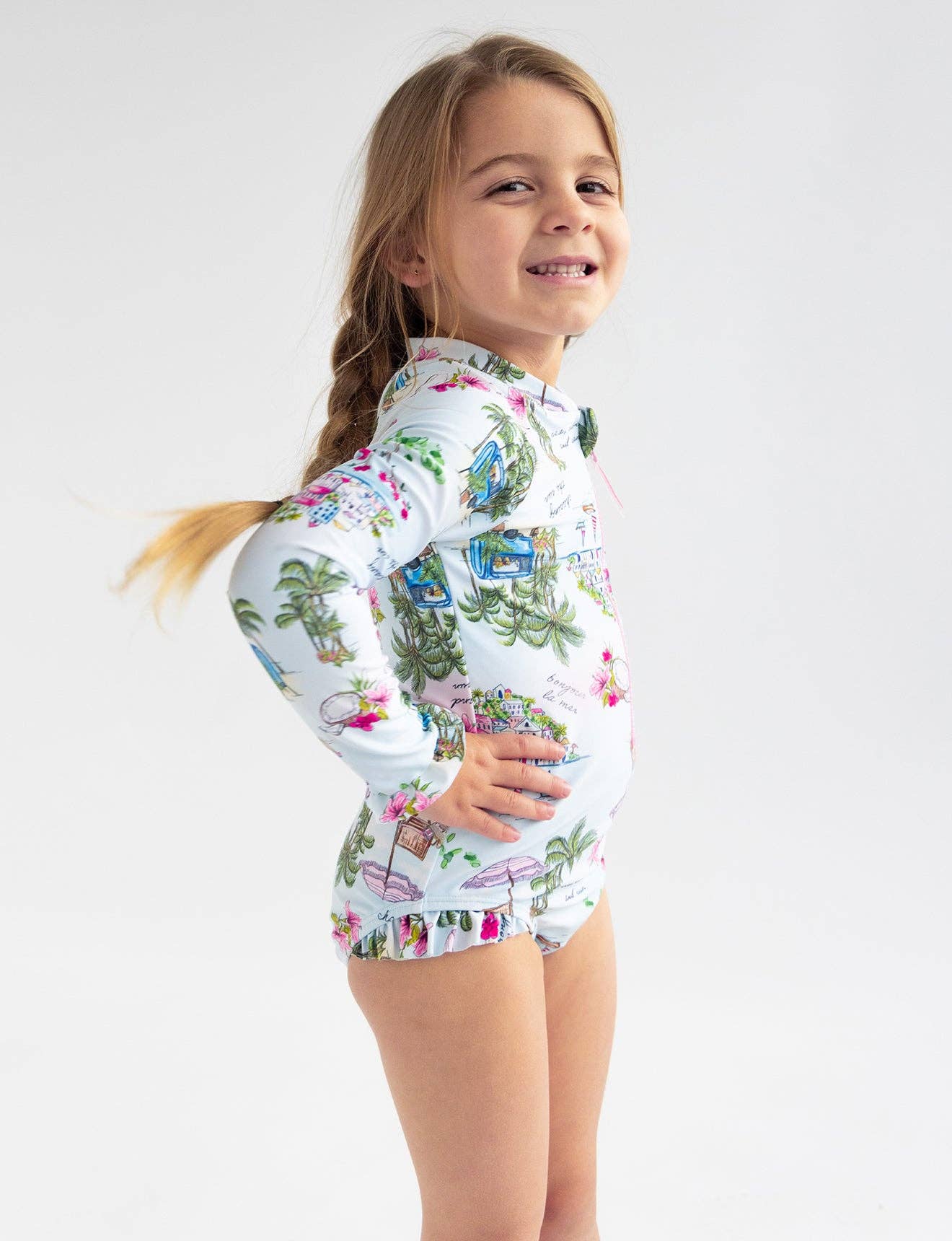 Secret Vacay Zip Front Sunsuit - Secret Vacay