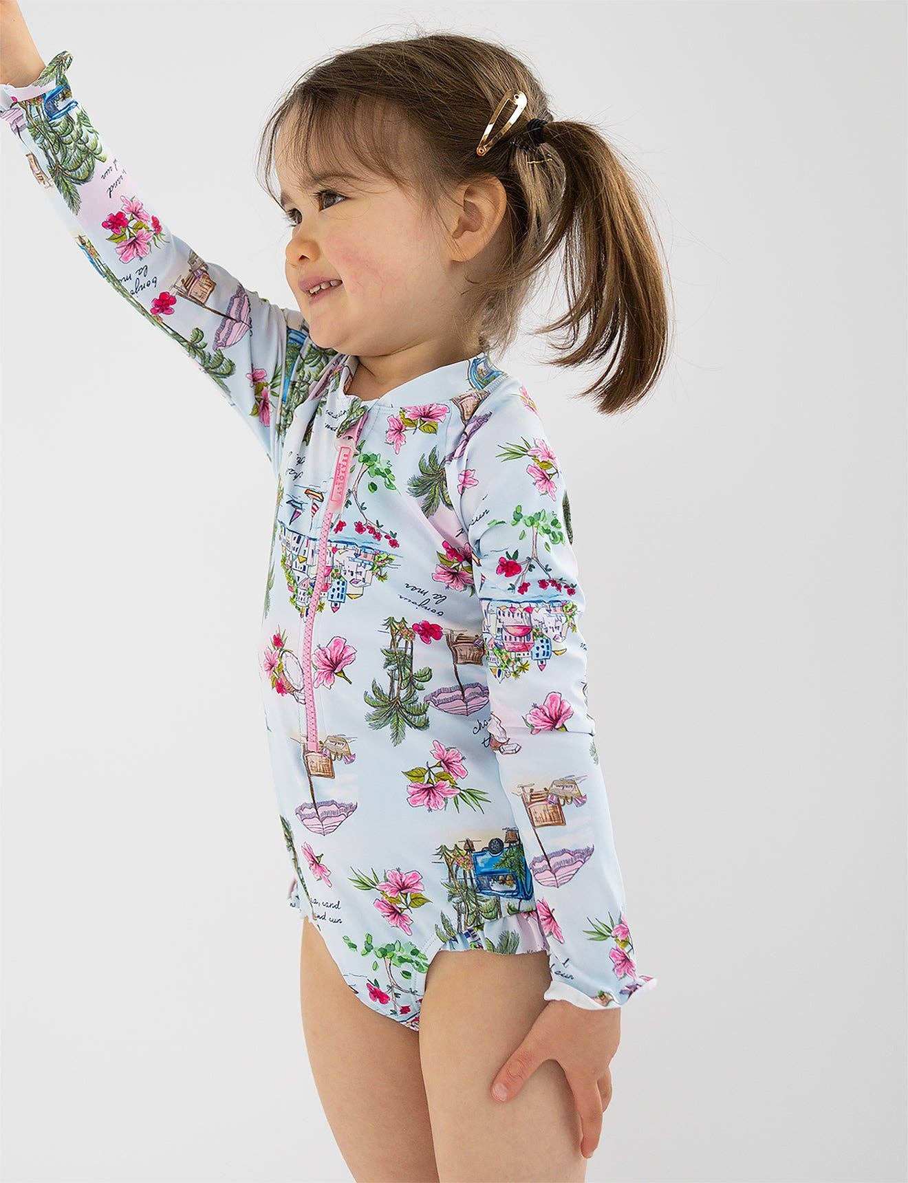 Secret Vacay Zip Front Sunsuit - Secret Vacay