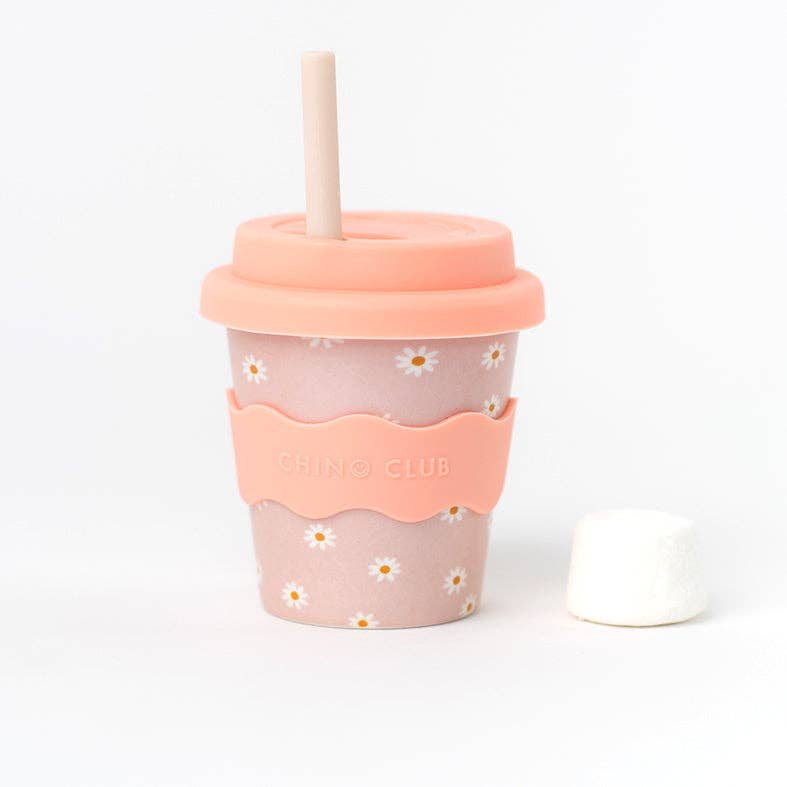 Pink Daisy Babychino Cup 120ml