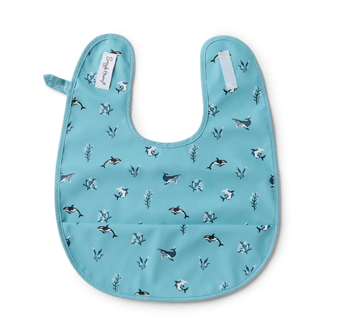 Blue Ocean Snuggle Bib