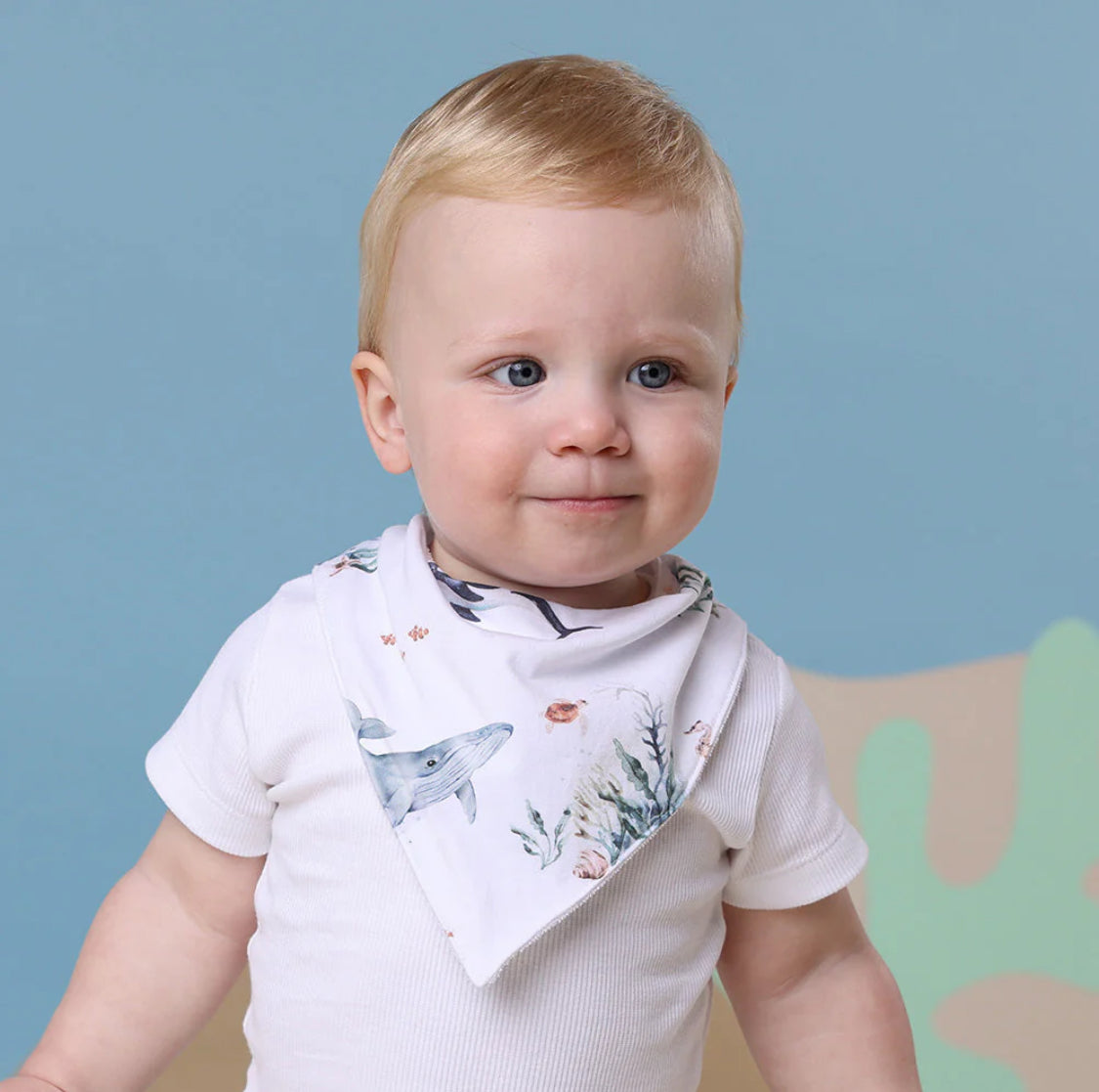 Ocean Organic Dribble Bib