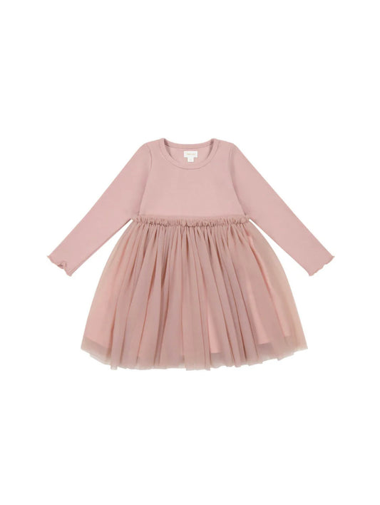 Anna Tulle Dress - Powder Pink