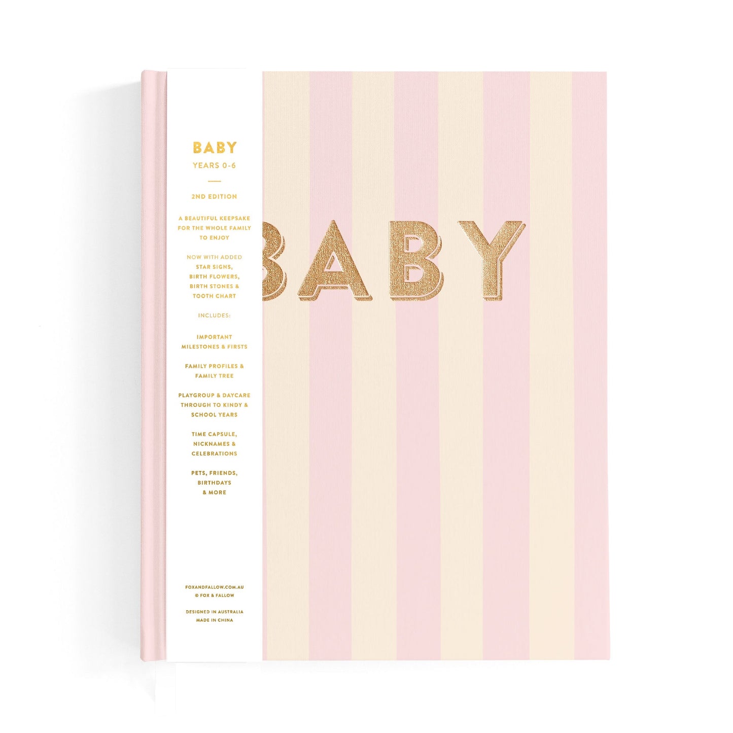 Baby Book Petal Stripe