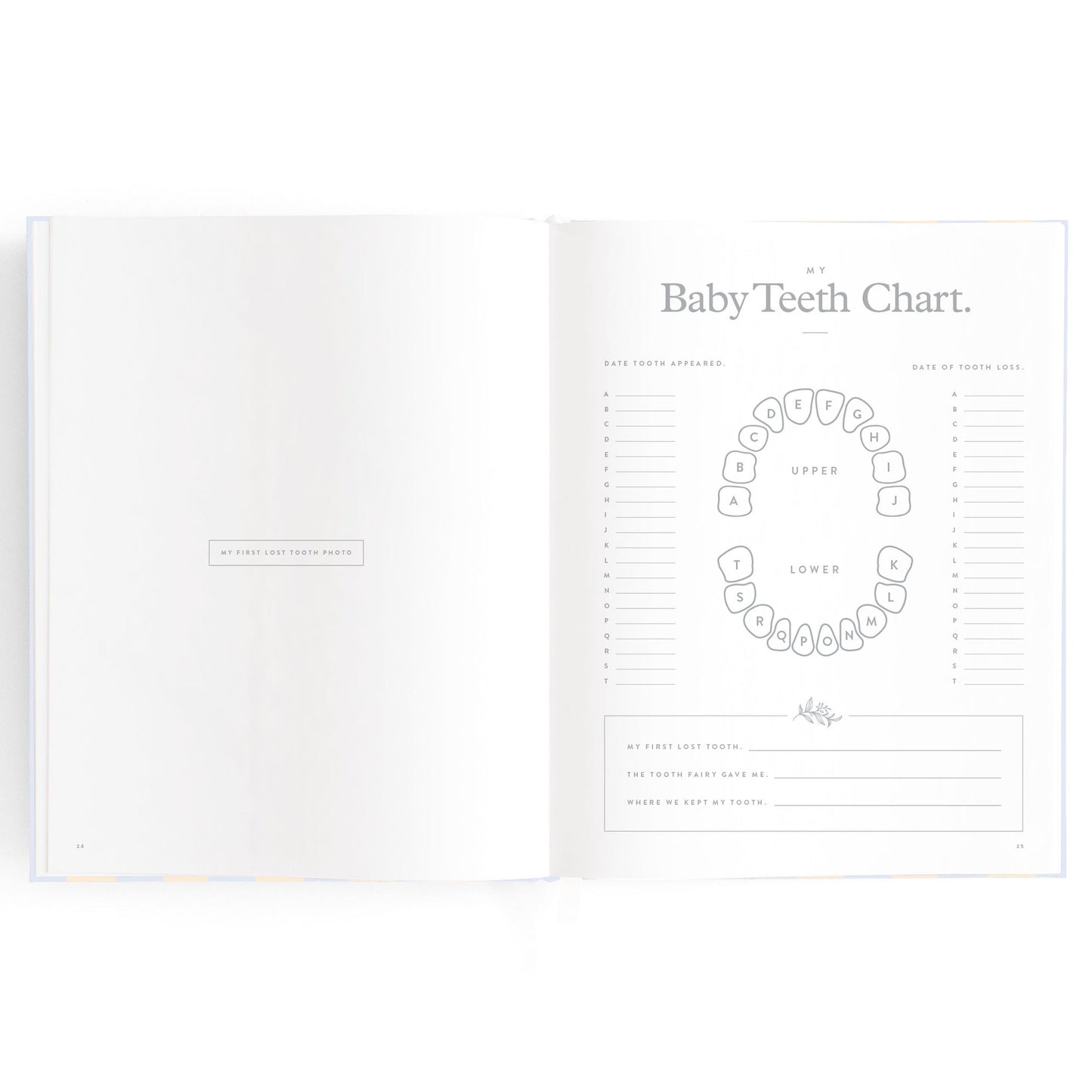 Baby Book Cloud Stripe