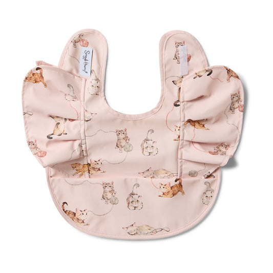 Kittens Frill Snuggle Bib