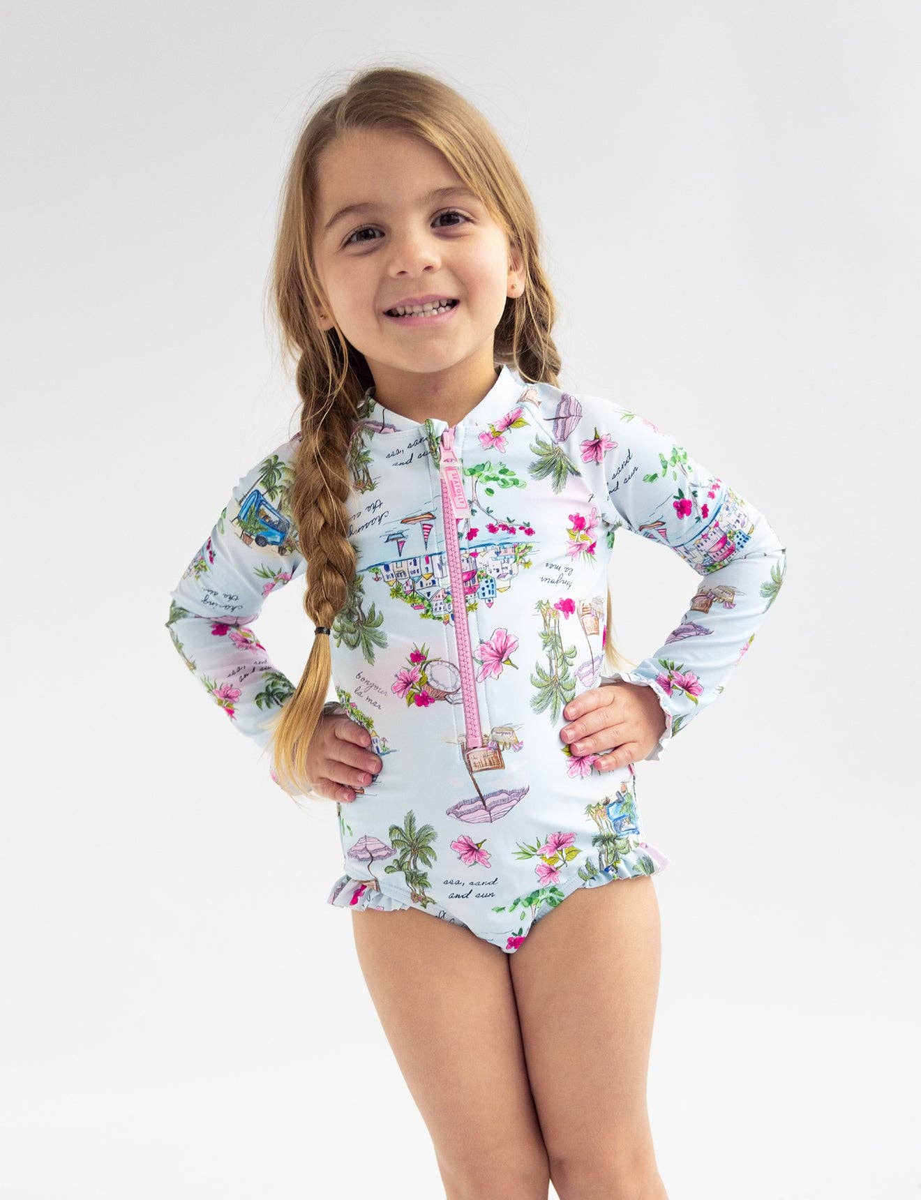 Secret Vacay Zip Front Sunsuit - Secret Vacay