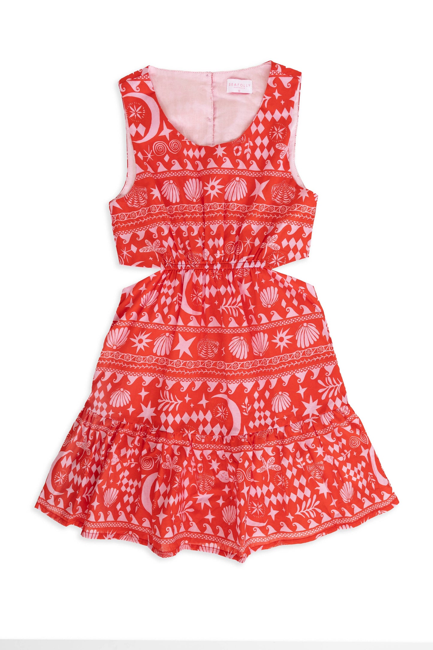 Yardage Cut Out Dress - Mykonos