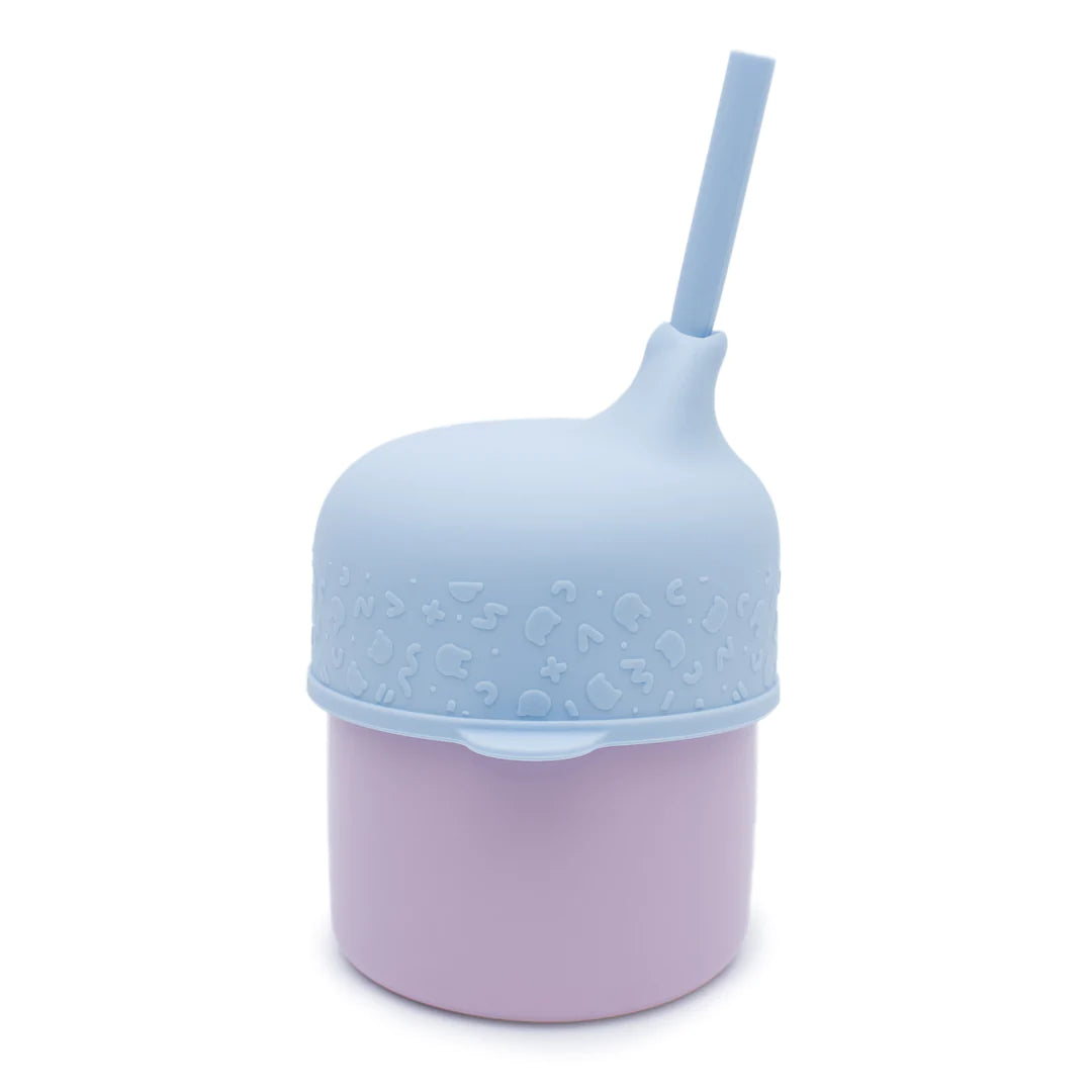 Sippie Lid (+Mini Straw) | Powder Blue