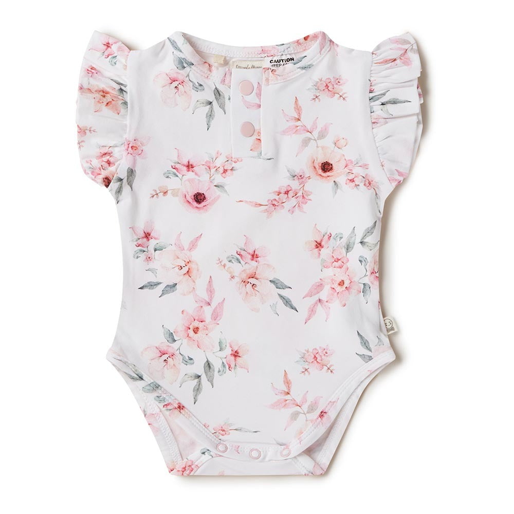 Camille Short Sleeve Organic Bodysuit