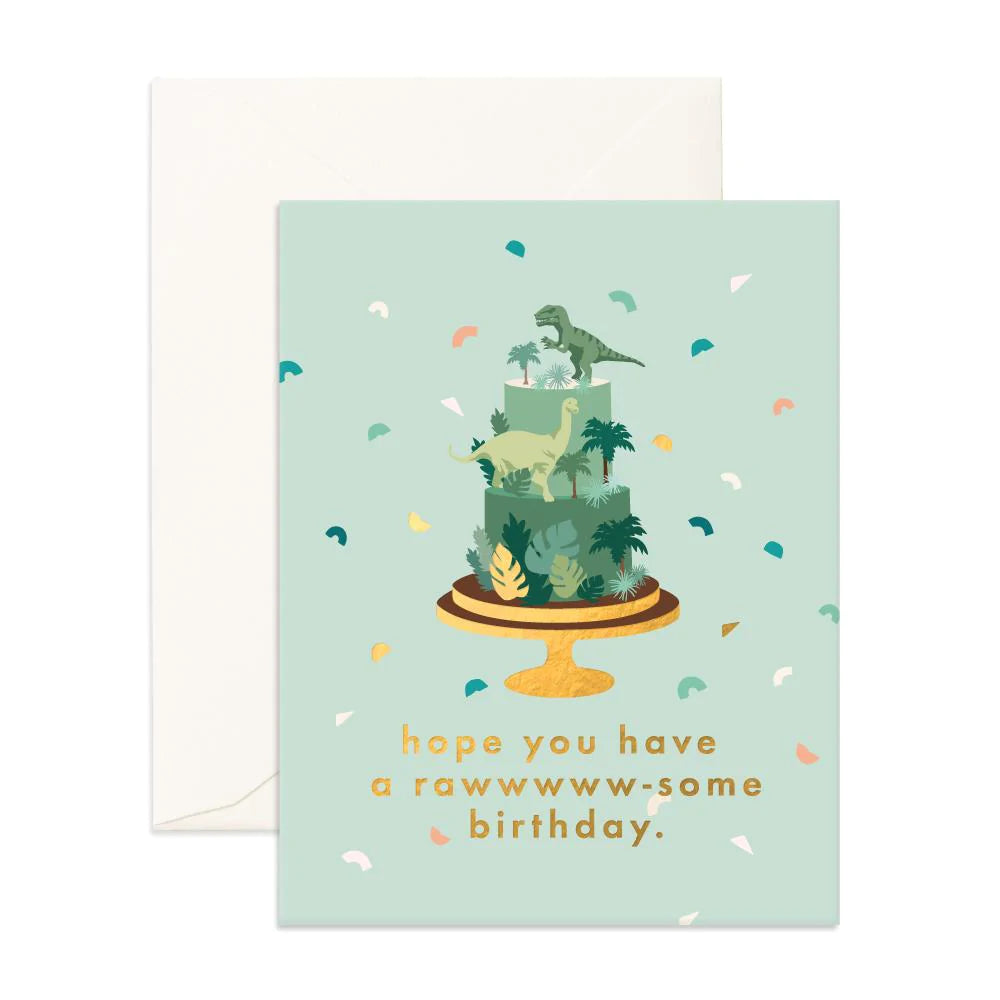 Rawww-some Birthday Dino Card