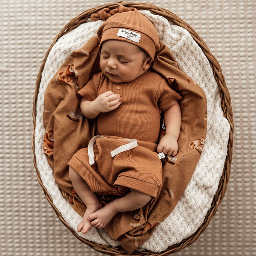 Chestnut Organic Baby Shorts